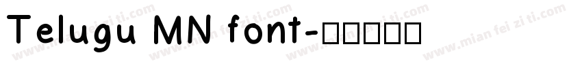 Telugu MN font字体转换